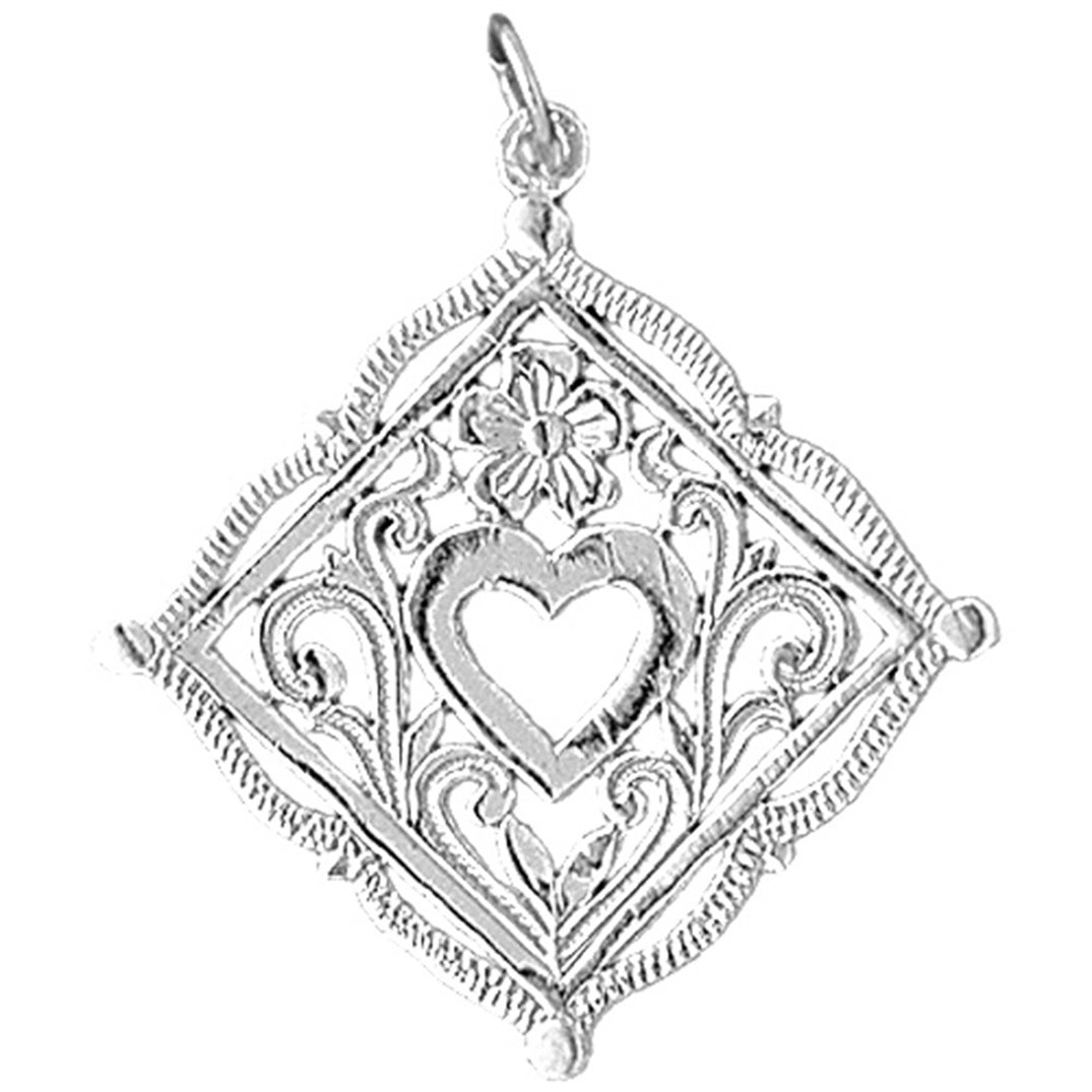 Sterling Silver Heart Pendant