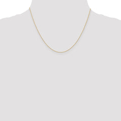 14K Yellow Gold 0.6mm Cable Rope Chain