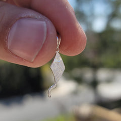 Sterling Silver Kite Pendant (Rhodium or Yellow Gold-plated)