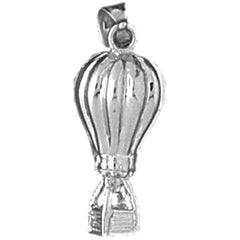 Sterling Silver Hot Air Balloon Pendant