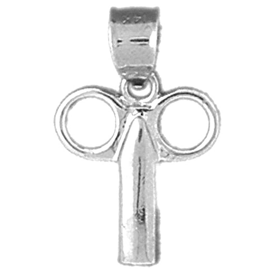 Sterling Silver Key Pendant