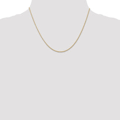 14K Yellow Gold 0.7mm Cable Rope Chain