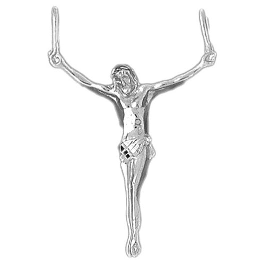 Sterling Silver Jesus Pendant