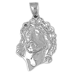Sterling Silver Jesus Pendant
