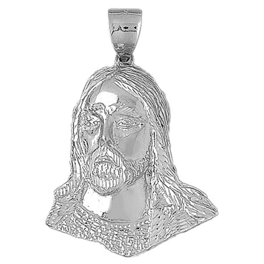 Sterling Silver Jesus Pendant