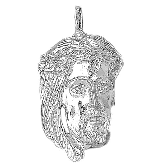 Sterling Silver Jesus Pendant
