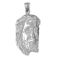 Sterling Silver Jesus Pendant