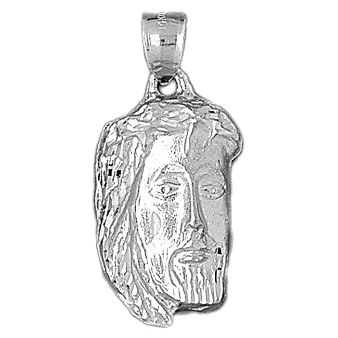 Sterling Silver Jesus Pendant