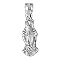 Sterling Silver Mother Mary Pendant