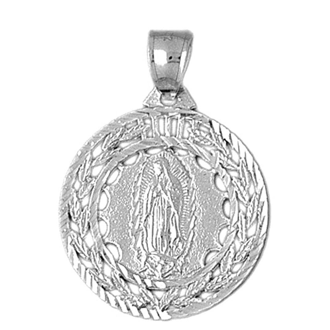 Sterling Silver Our Lady Guadalupe Pendant