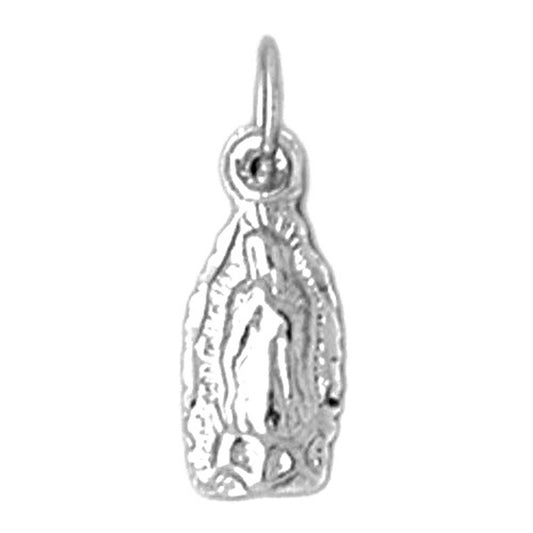 Sterling Silver Our Lady Guadalupe Pendant
