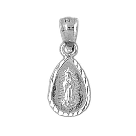 Sterling Silver Our Lady Guadalupe Pendant