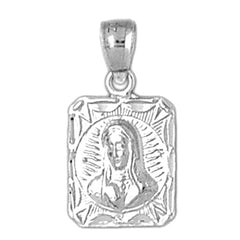 Sterling Silver Our Lady Guadalupe Pendant