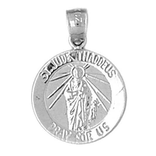 Sterling Silver St. Jude Pendant