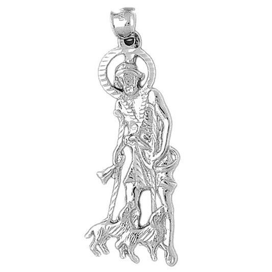 Sterling Silver St. Lazarus Pendant