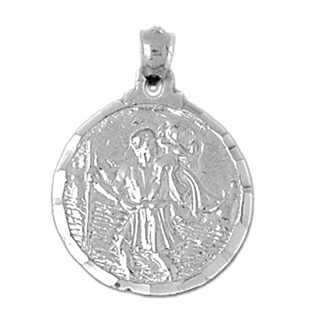 Sterling Silver St. Christopher Pendant