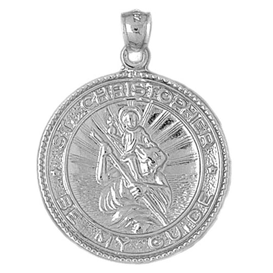 Sterling Silver St. Christopher Pendant