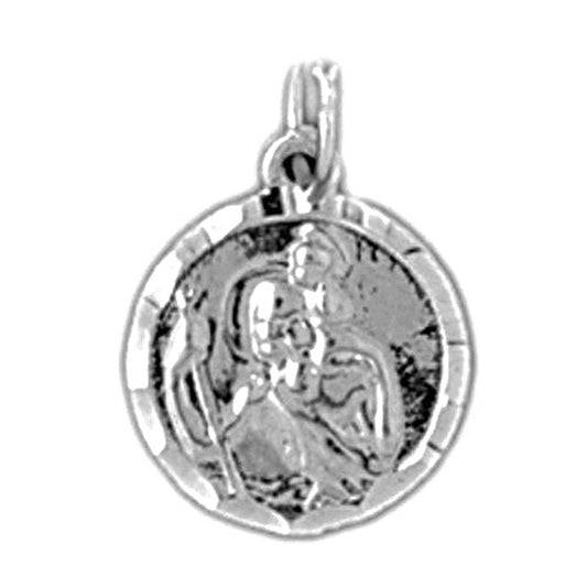 Sterling Silver St. Christopher Pendant
