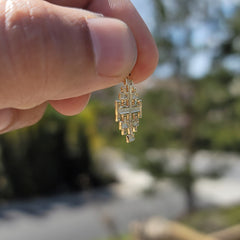 Sterling Silver Cross Pendant (Rhodium or Yellow Gold-plated)