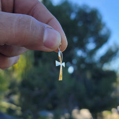 14K or 18K Gold Ankh Cross Pendant