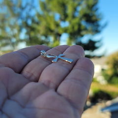 14K or 18K Gold Ankh Cross Pendant