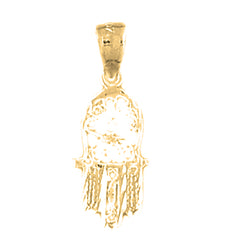 Yellow Gold-plated Silver Chamsah Pendant