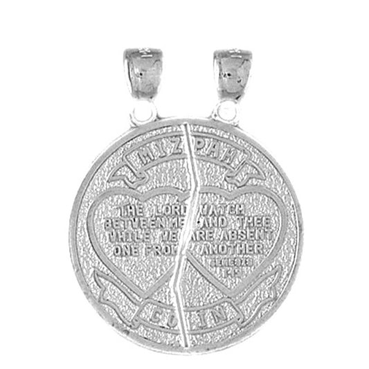 Sterling Silver Mizpah Pendant