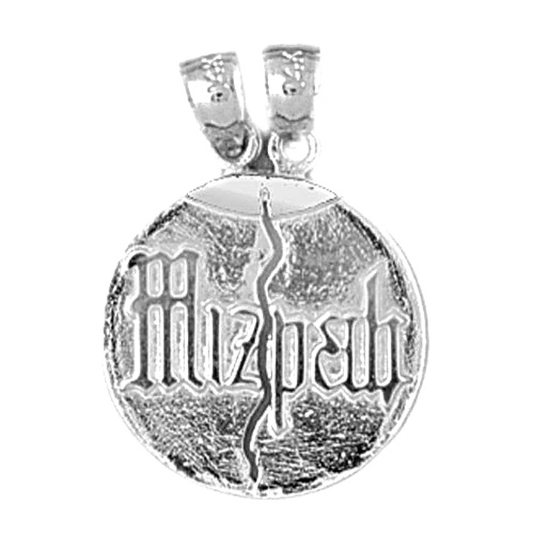 Sterling Silver Mizpah Pendant