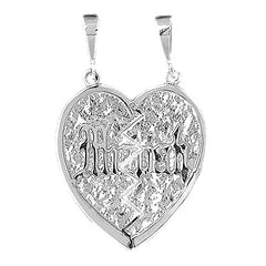 Sterling Silver Mizpah Pendant