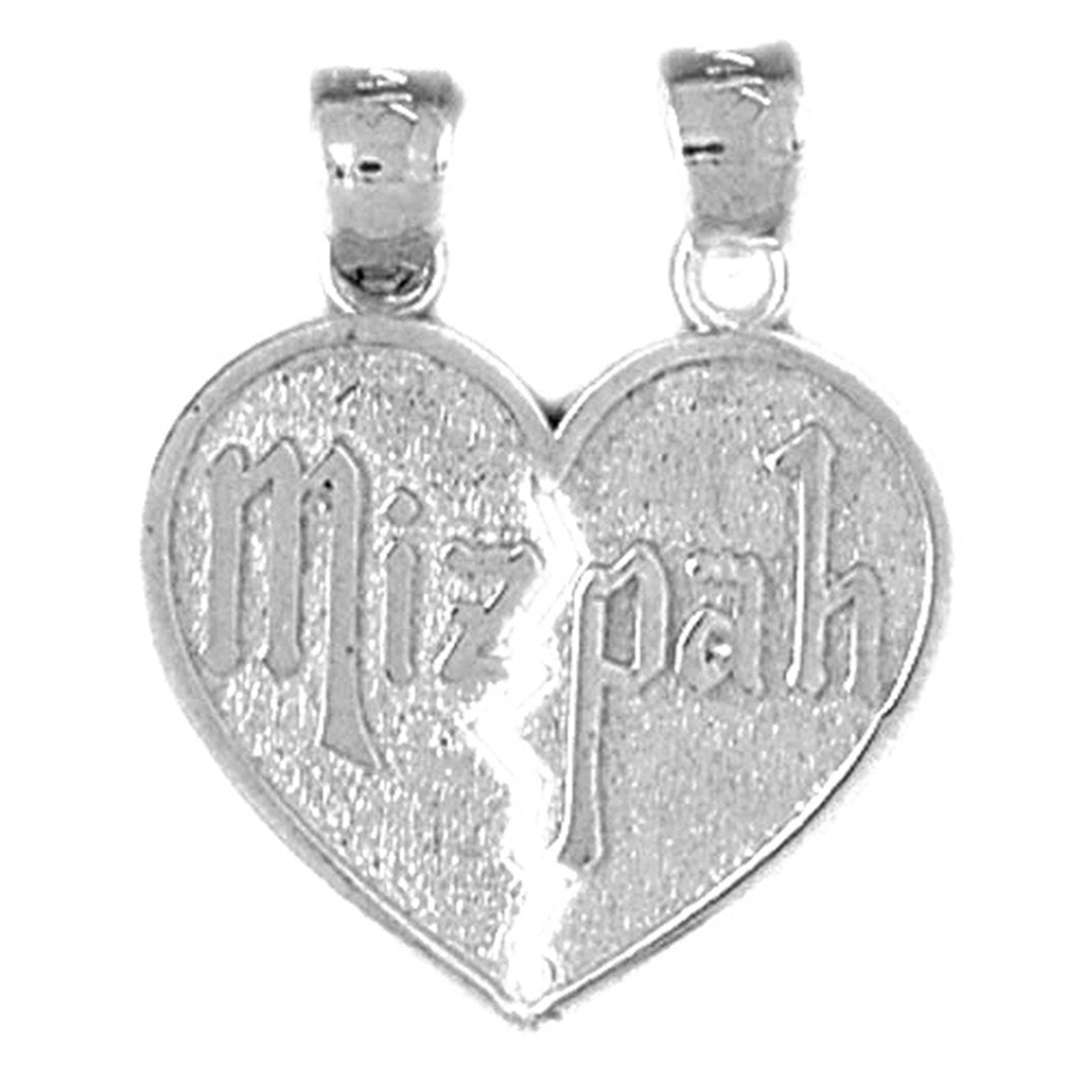 Sterling Silver Mizpah Pendant