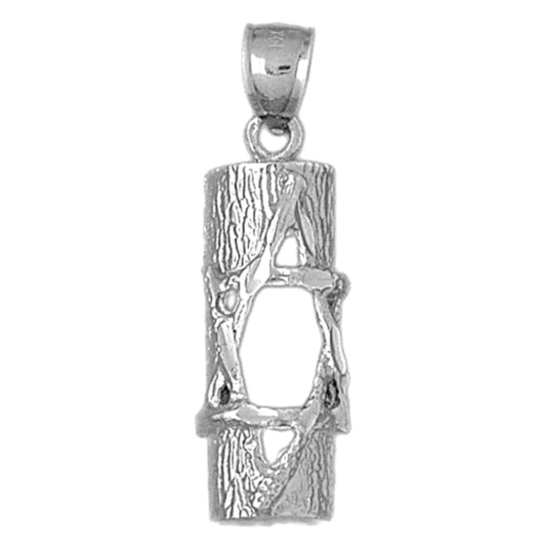 Sterling Silver Scroll Pendant