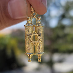 Sterling Silber Scroll Anhänger (Rhodium oder Gelbgold plattiert)