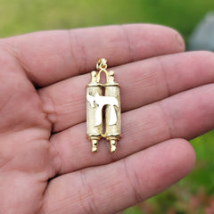 Sterling Silber Scroll Anhänger (Rhodium oder Gelbgold plattiert)