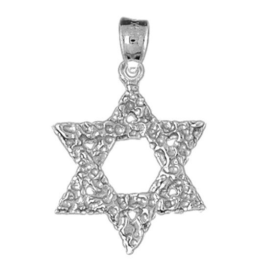 Sterling Silver Star Of David Pendant