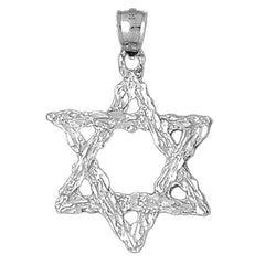 Sterling Silver Star Of David Pendant