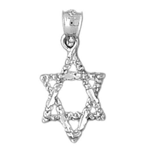 Sterling Silver Star Of David Pendant