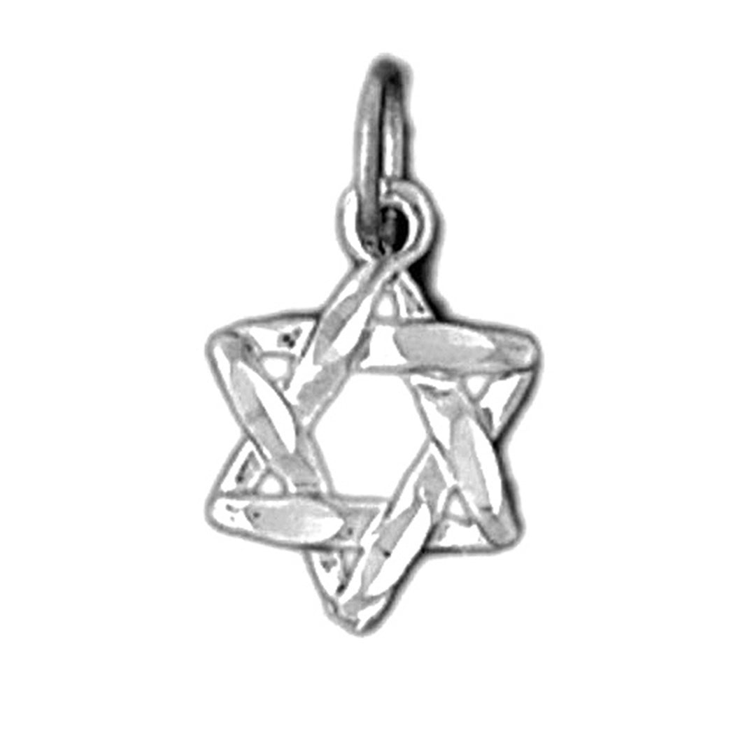 Sterling Silver Star Of David Pendant