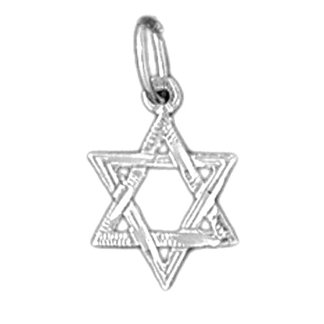 Sterling Silver Star Of David Pendant
