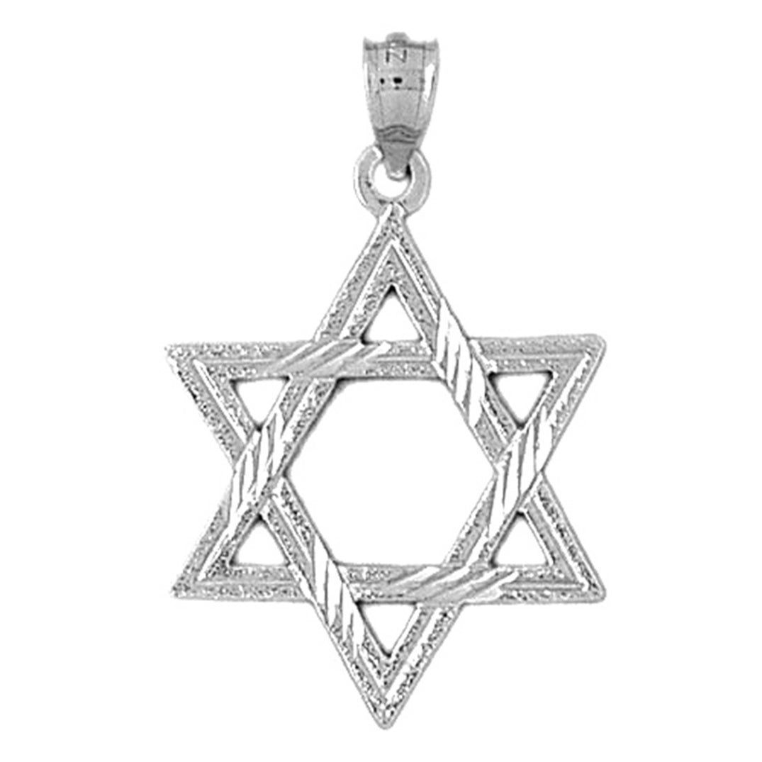Sterling Silver Star Of David Pendant
