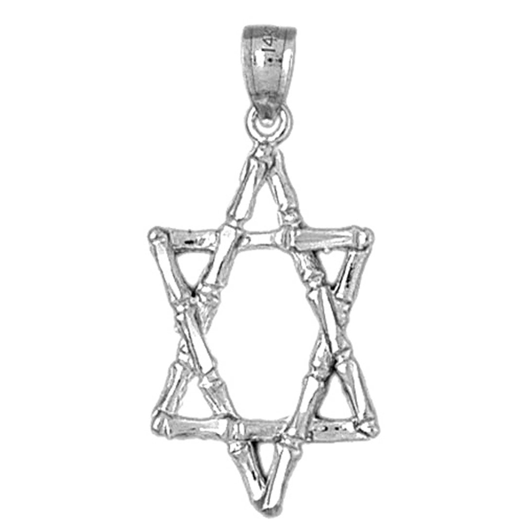 Sterling Silver Star Of David Pendant