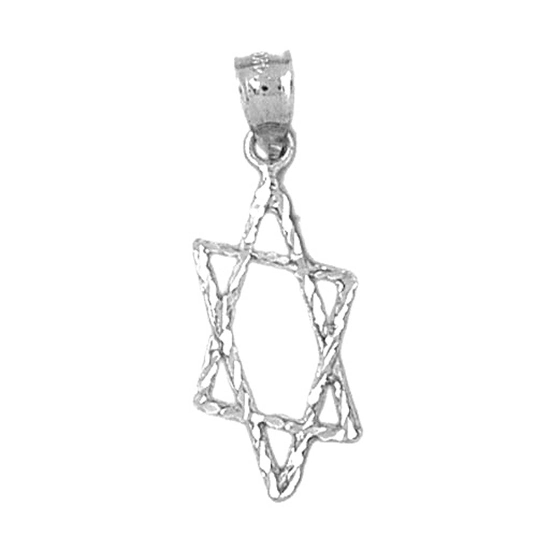 Sterling Silver Star Of David Pendant