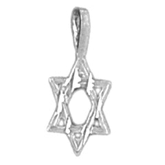 Sterling Silver Star Of David Pendant