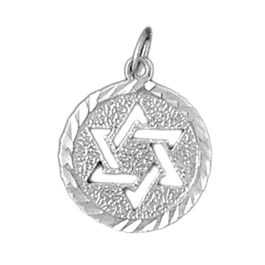Sterling Silver Star Of David Pendant