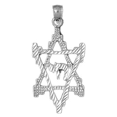 Sterling Silver Star Of David Pendant
