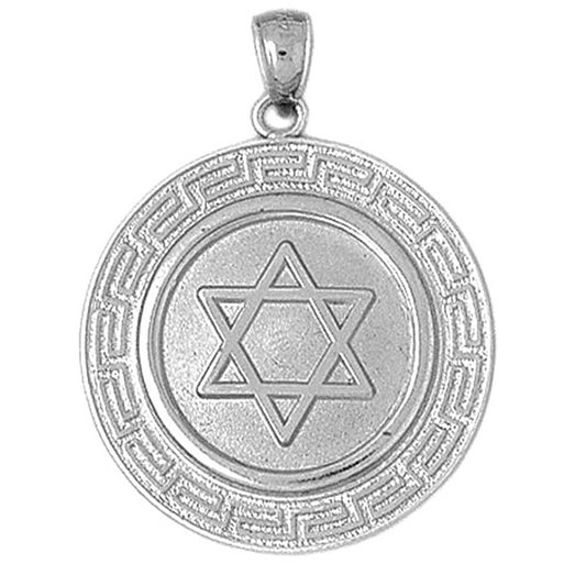 Sterling Silver Star Of David Pendant