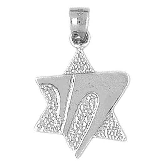 Sterling Silver Star Of David Pendant