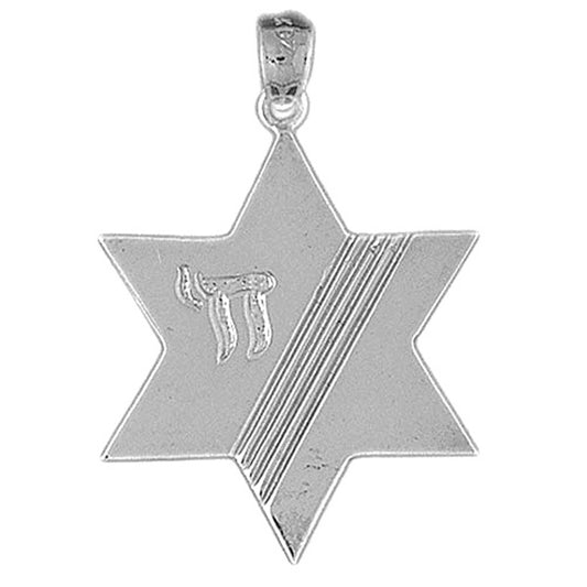Sterling Silver Star Of David Pendant