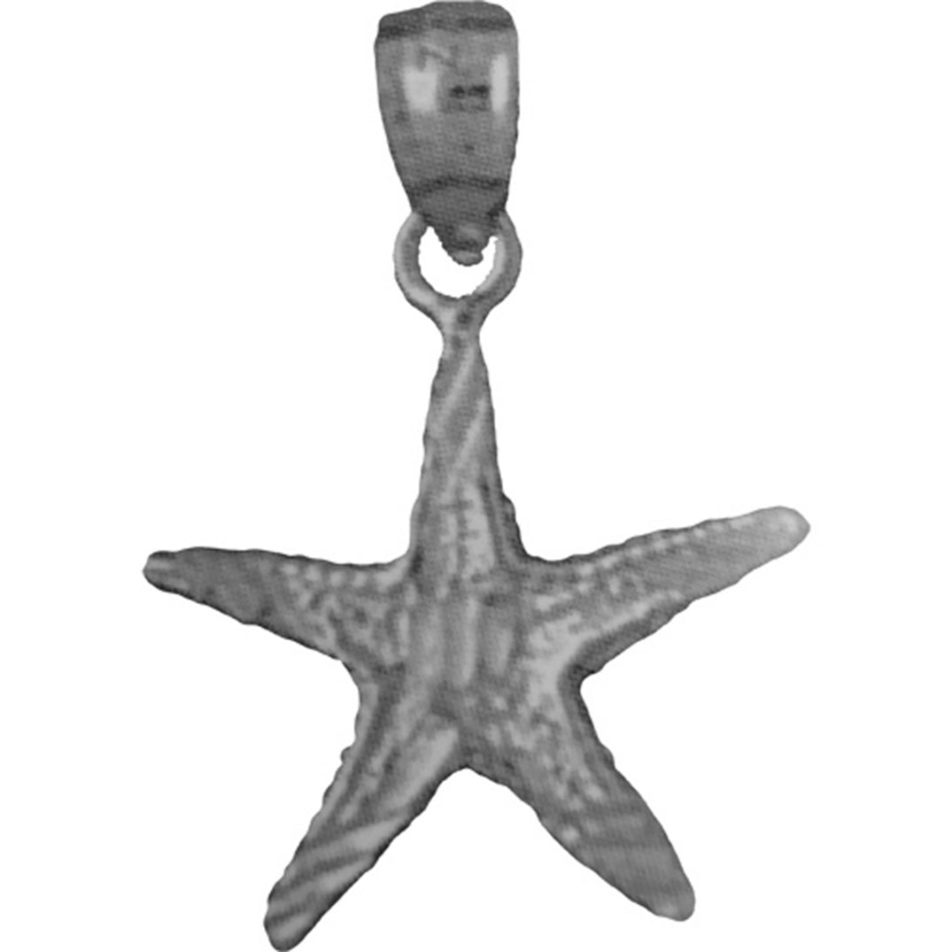 Sterling Silver Starfish Pendant