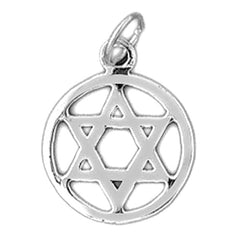 Sterling Silver Star Of David Pendant