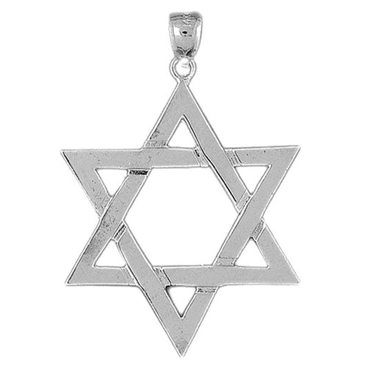 Sterling Silver Star Of David Pendant